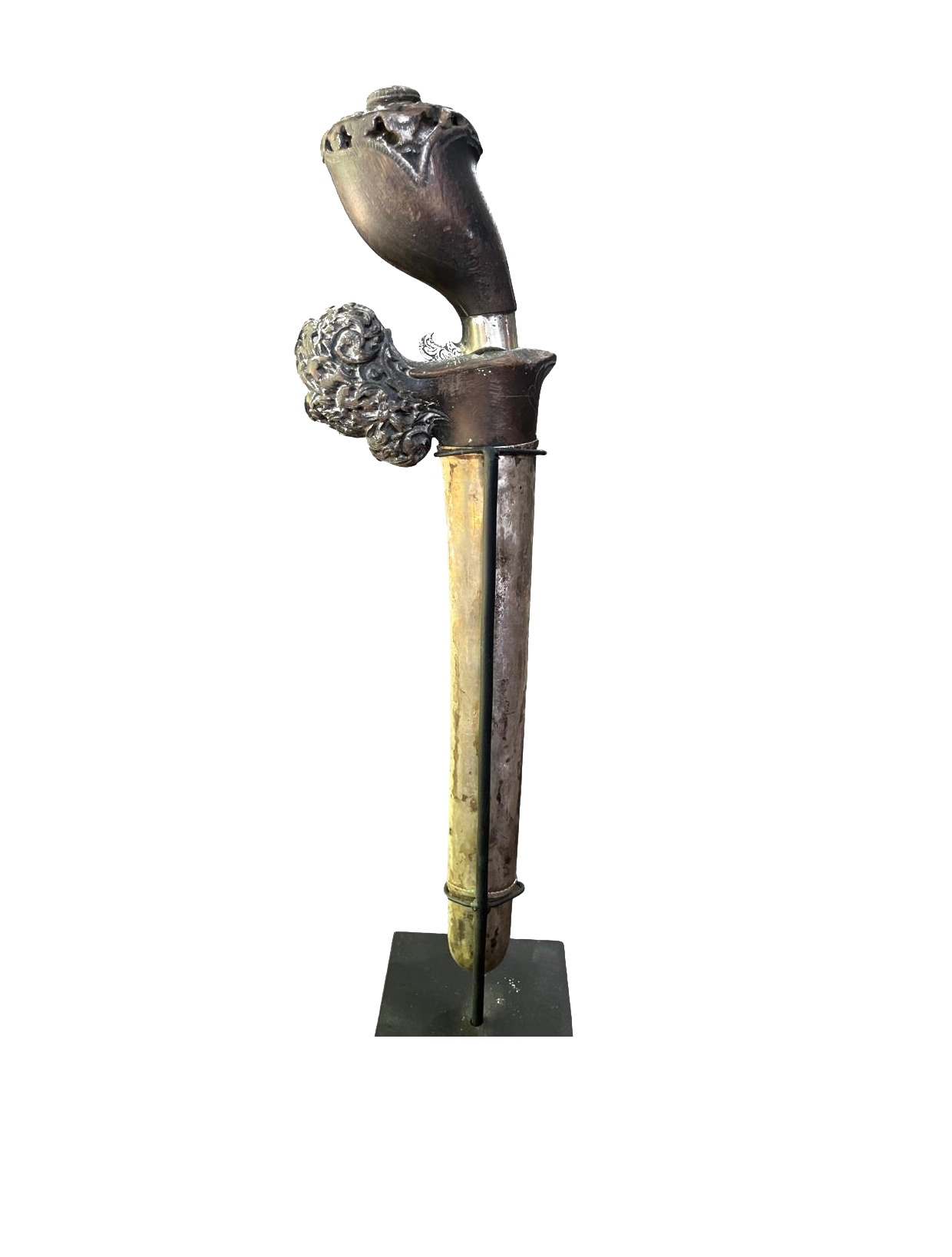TR-ANO-020_Anonymous_Pisau_Batak_Dagger__1__Steel_a_8x32.5cm Traditional Batak Dagger #1, Early 19th Century - Image 1