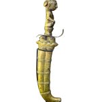 Traditional Batak Dagger #3, Early 19th Century