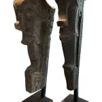 Traditional Batak Protective Sculpture (Pair), Early 19th Century